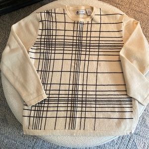 Vintage 100% Wool Sweater, Made in Hong Kong